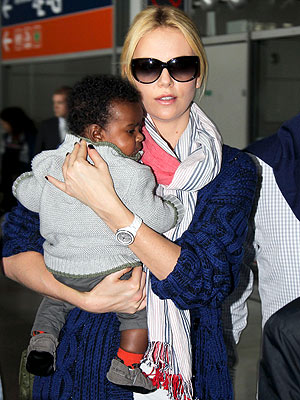 Charlize Theron Baby African American