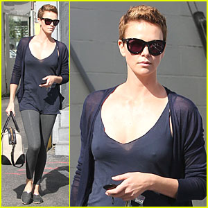 Charlize Theron Hair 2013