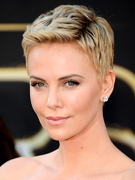 Charlize Theron Hair 2013