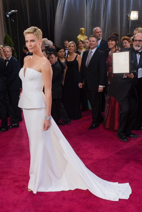 Charlize Theron Oscars Dress