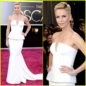 Charlize Theron Oscars Dress