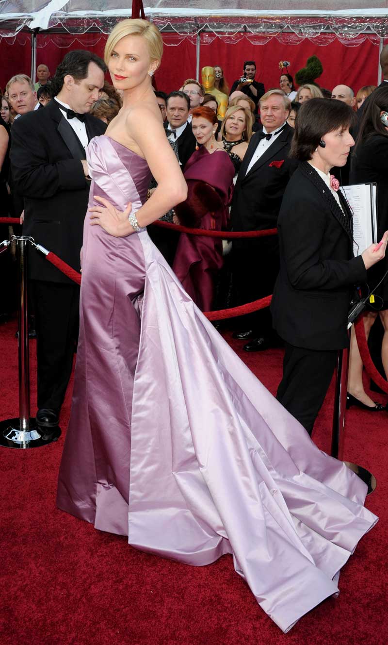 Charlize Theron Oscars Dress