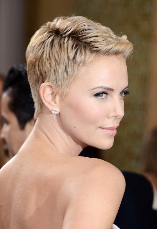 Charlize Theron Short Hair 2013