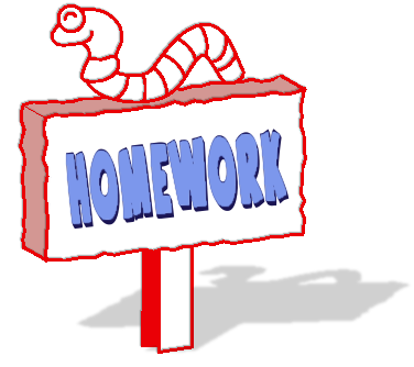 Children Doing Homework Clipart