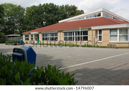 Children Playing At School Clip Art