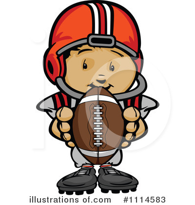 Children Playing Football Clipart