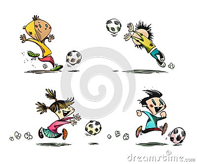 Children Playing Football Pictures