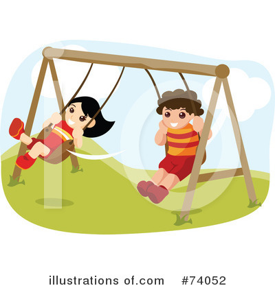 Children Playing Outside Clipart