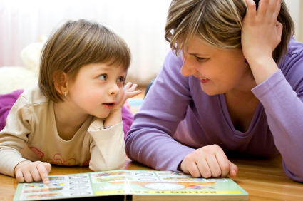 Children Reading Books Together