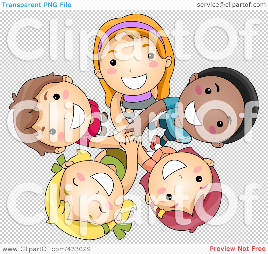 Children Speaking Cartoon