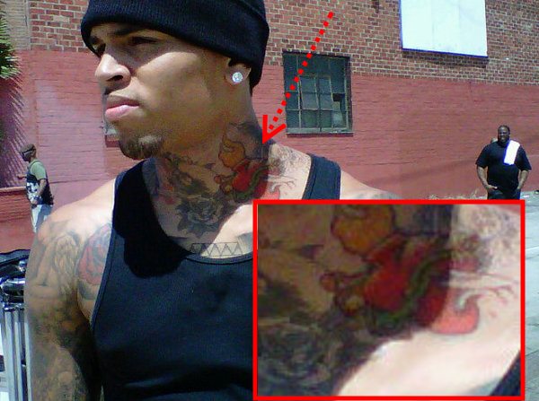 Chris Brown Neck Tattoo Meaning