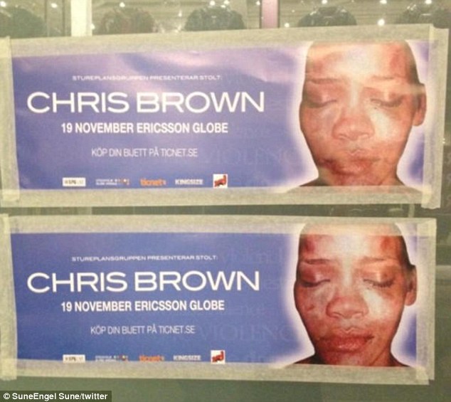 Chris Brown Rihanna Tattoo Face