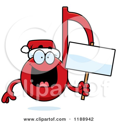 Christmas Music Notes Clip Art