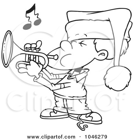 Christmas Music Notes Clip Art