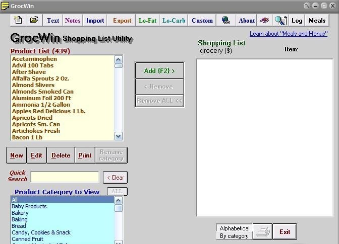 Christmas Shopping List Template Free