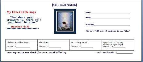 Church Donation Letter Format