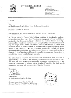 Church Donation Letter Template