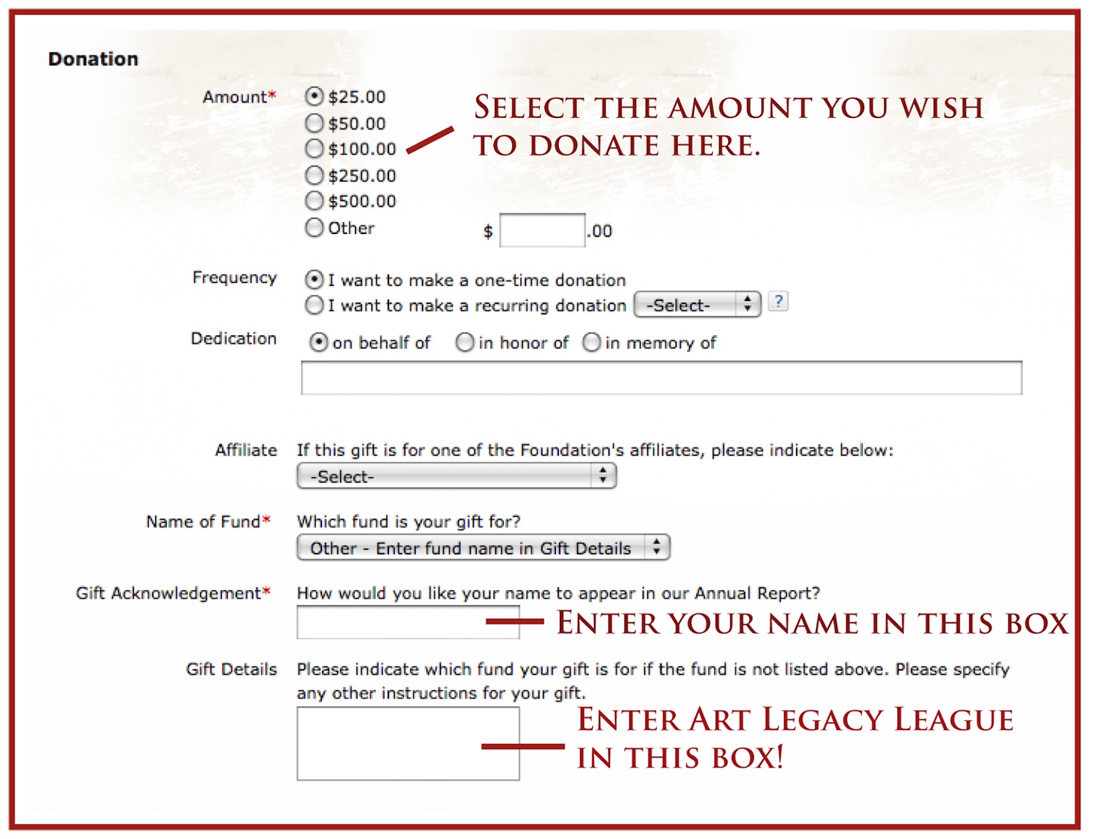 Church Donation Receipt Template