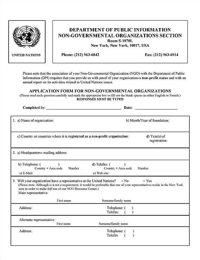 Church Membership Application Form