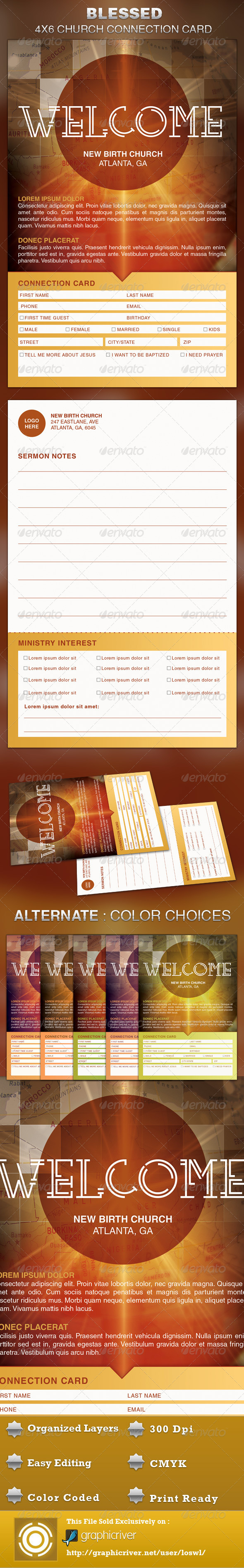 Church Membership Card Template