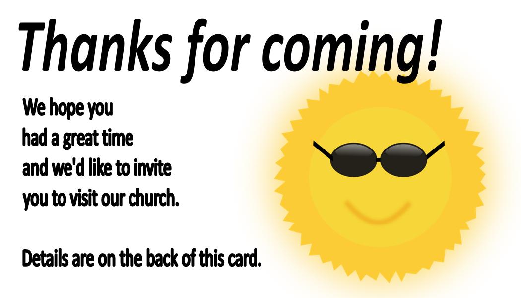 Church Membership Card Template