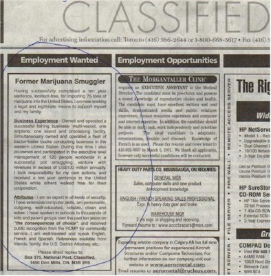 Classified Ads For Jobs