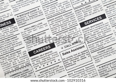 Classified Ads Newspaper