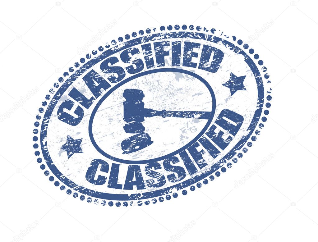 Classified Information Stamp