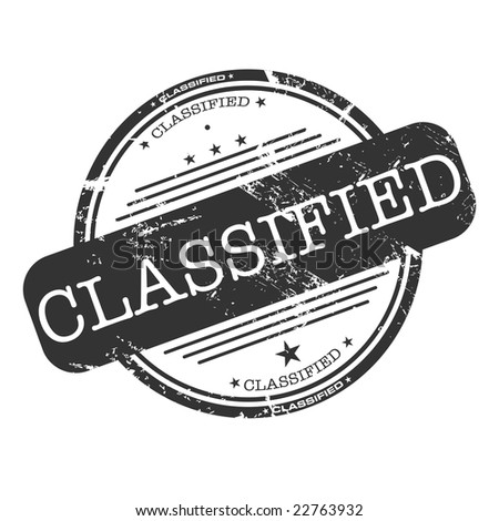 Classified Information Stamp