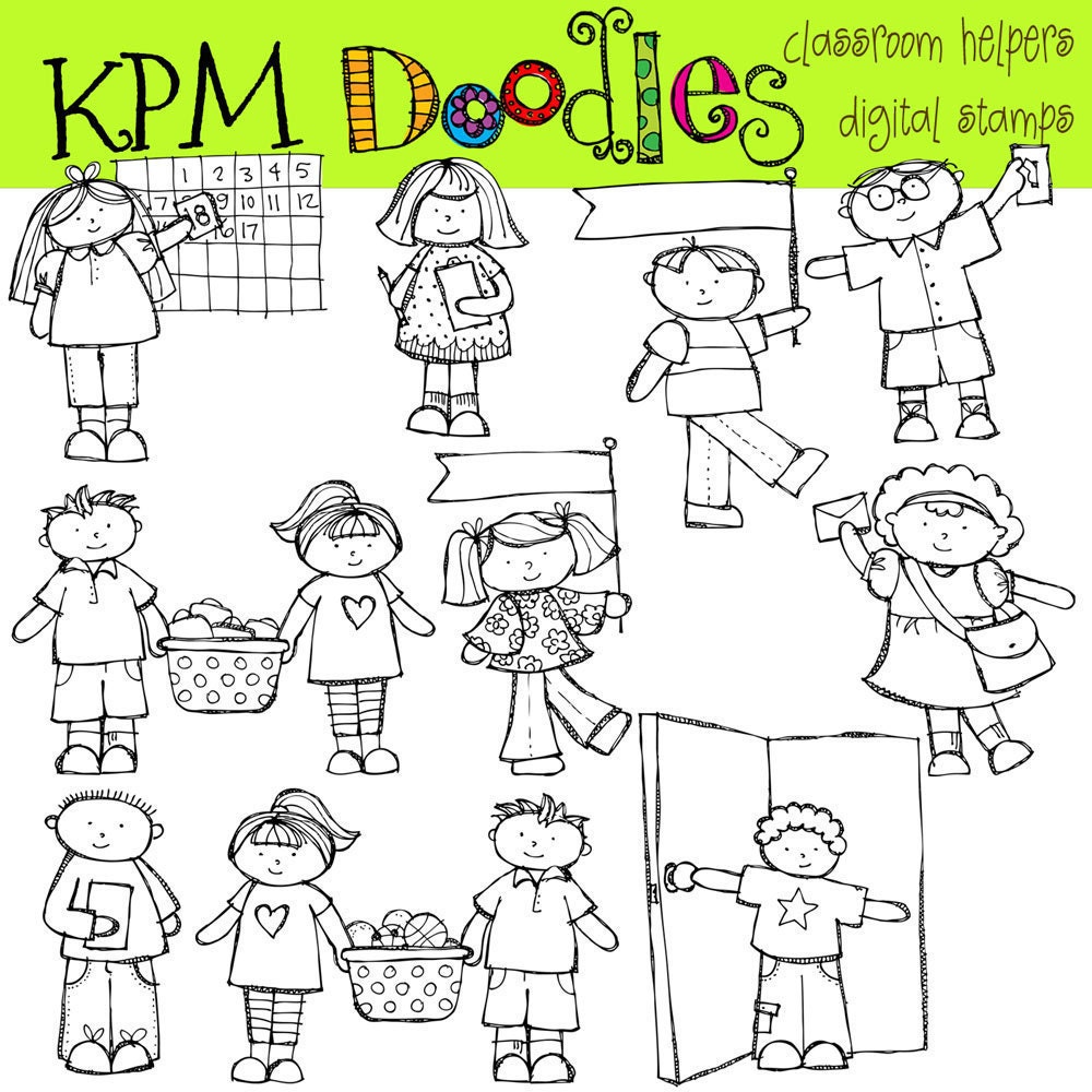 Classroom Jobs Clipart