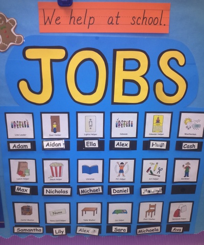 Classroom Jobs Clipart