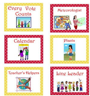 Classroom Jobs Clipart