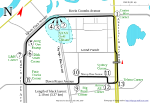 Clipsal 500 Track Map