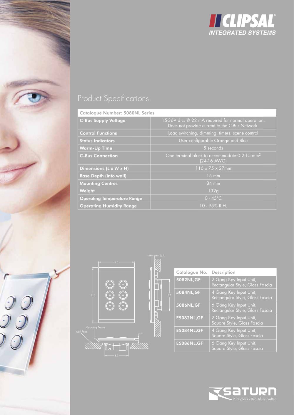 Clipsal Saturn Range Catalogue