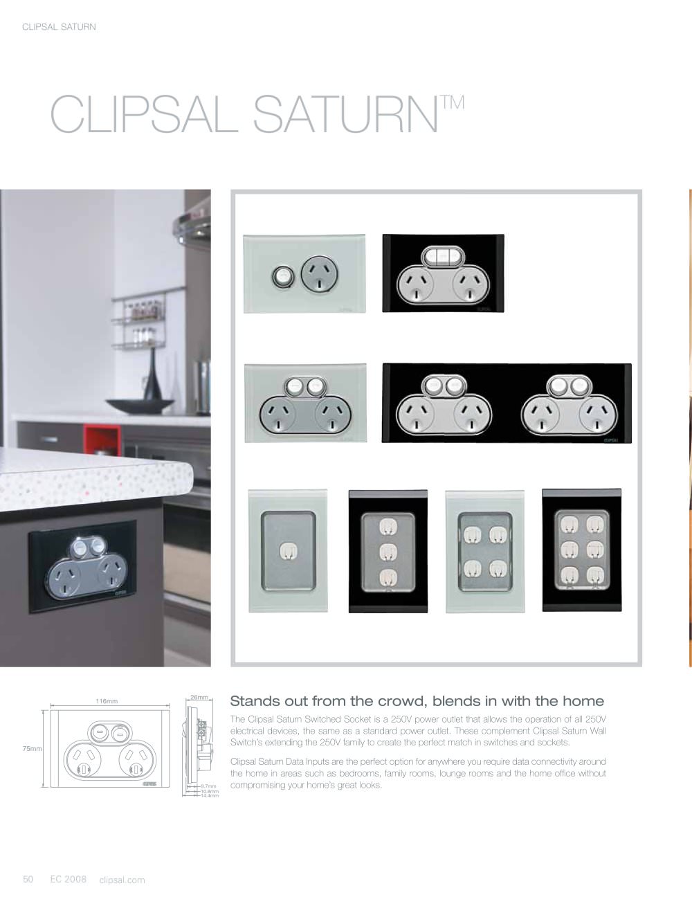 Clipsal Saturn Range Catalogue