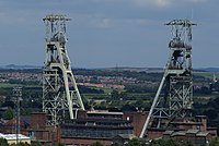 Clipstone Colliery Headstocks Demolition