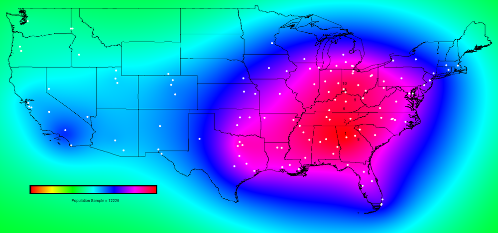 College Football Map Fbs