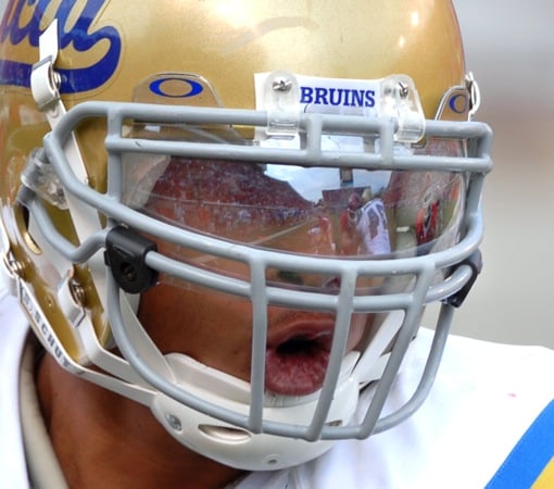 College Football Players With Visors