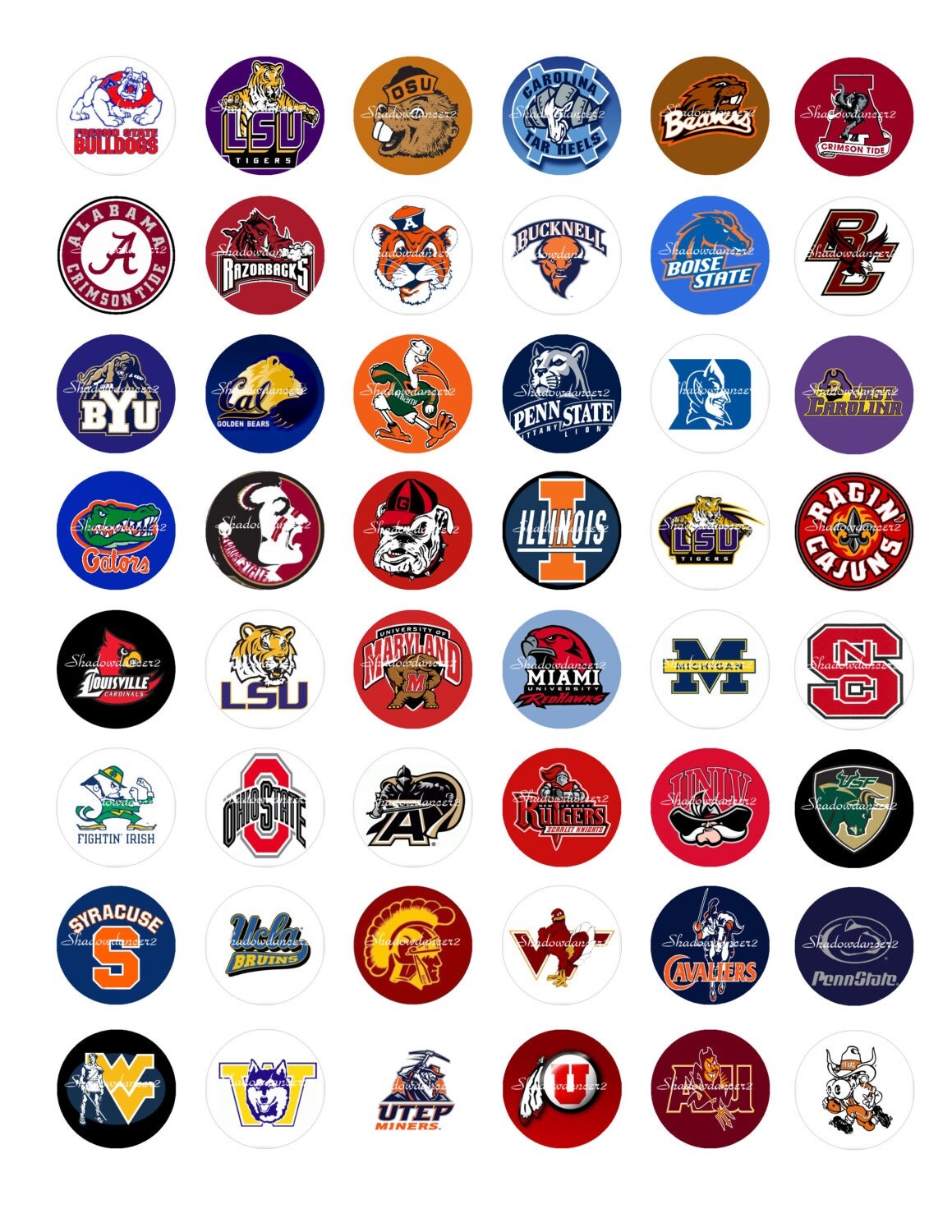 College Logos Collage