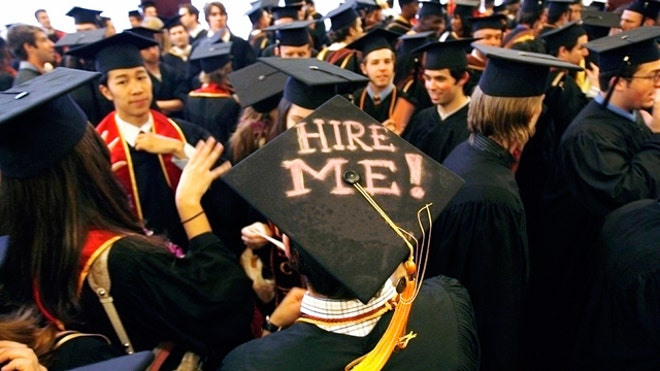 College Students Graduating