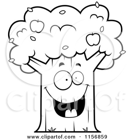 Coloring Pages Apple Tree