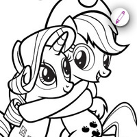 Coloring Pages Applejack