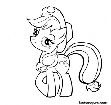 Coloring Pages Applejack