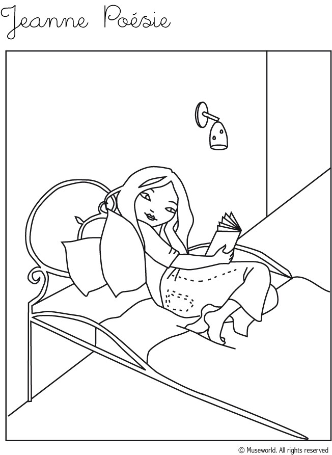 Coloring Pages Of A Book