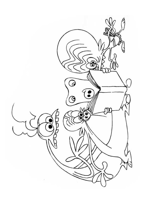 Coloring Pages Of A Book