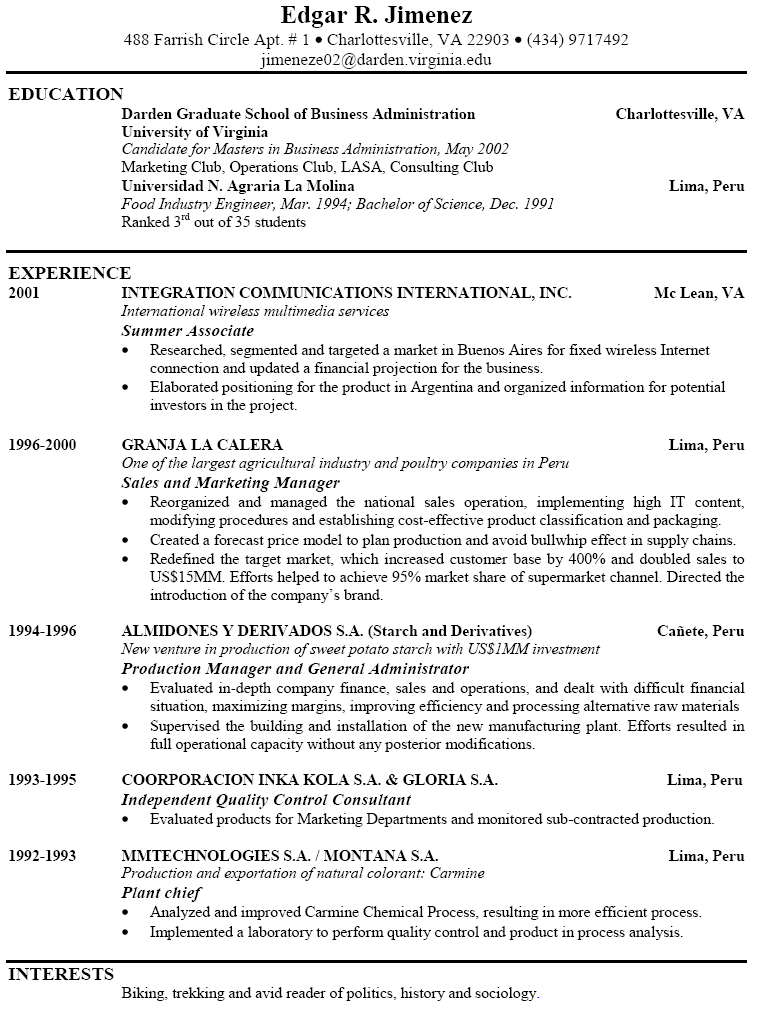 Communication Skills Resume Examples