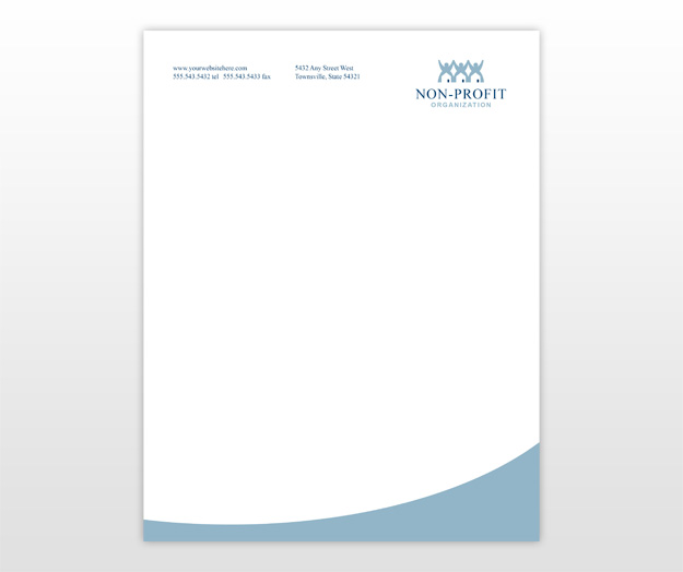 Community Service Letterhead Sample