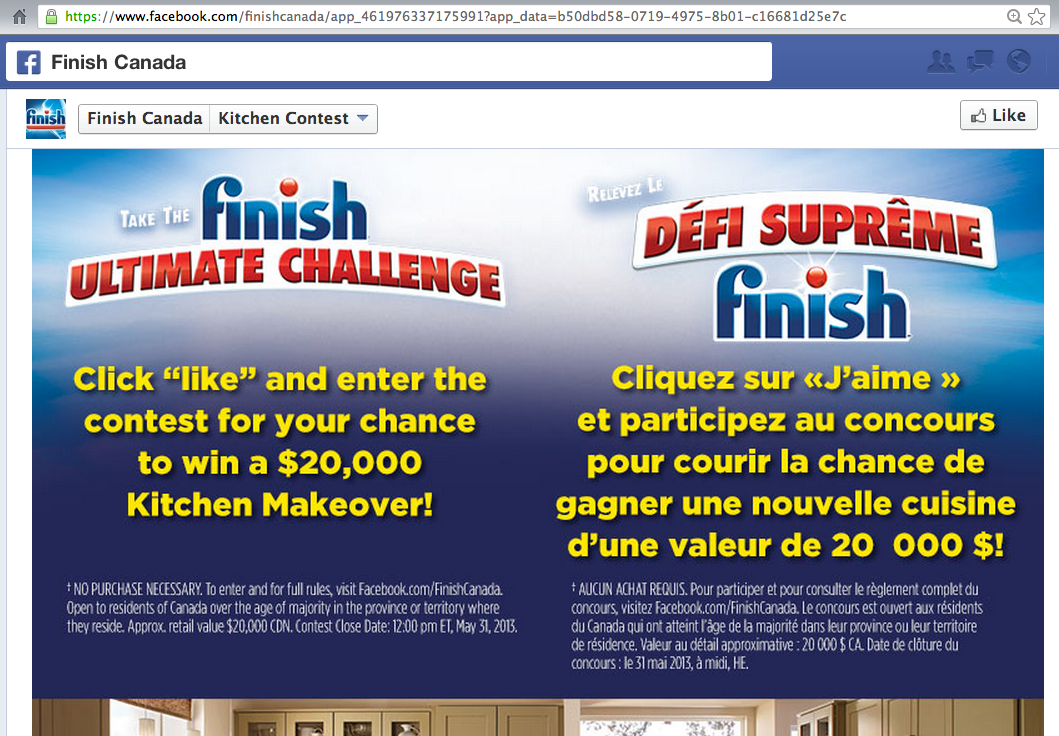 Competitions On Facebook Examples