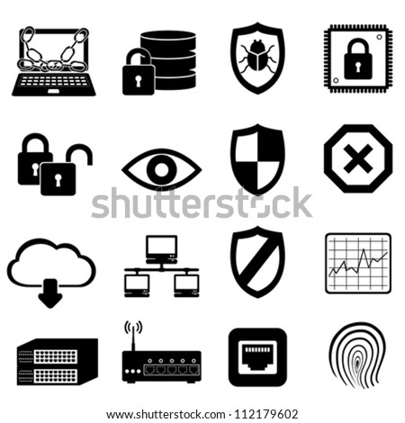 Computer Security Icon