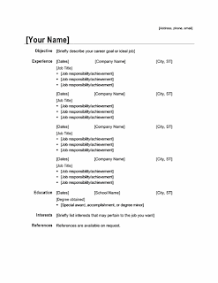 Computer Skills Resume Template